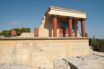 Obraz premium Ancient Knossos Palace of Crete