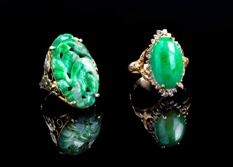 Burmese Jade Rings. © W.Scott McGill