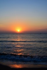 a sunrise in Mamaia resort