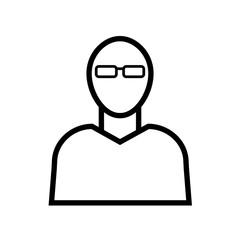 Flat User Icon.