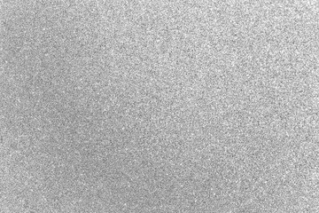 Silver glitter christmas abstract bokeh background