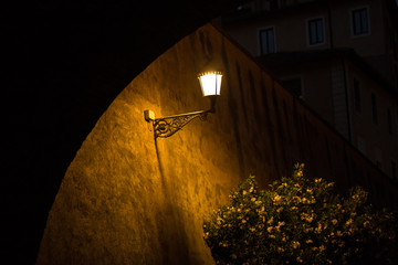 Lamp in the street