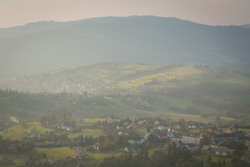Fototapeta na wymiar Wallachian region in Slovak-Polish border