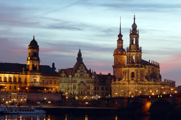 Fototapeta na wymiar Panorama Dresden