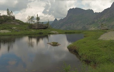 Fototapeta premium lake in mountains