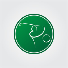 Golf logo. icons, template for tournament, club etc - EPS 10 vector