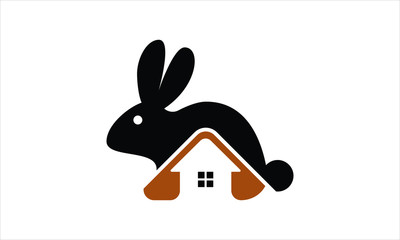 Rabbit Icon Logo Design, Creative Rabbit Logo Design, Rabbit Logo Design Vector Symbol Bunny, Rabbit Logo Template. Vector Illustration, Rabbit  logo