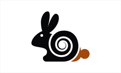 Rabbit Icon Logo Design, Creative Rabbit Logo Design, Rabbit Logo Design Vector Symbol Bunny, Rabbit Logo Template. Vector Illustration, Rabbit  logo