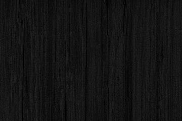 Black wooden background, wood texture, vintage timber plank wall close up.