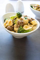 Spicy Italian Sausage Broccoli Orecchiette Pasta