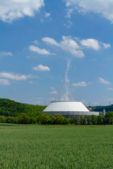 Hybrid cooling tower