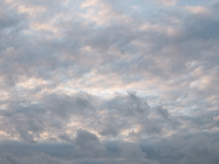 Fototapeta na wymiar blue sky with clouds backboard