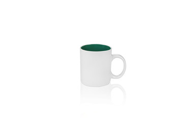green mug