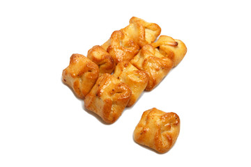 Group of rosy delicious buns