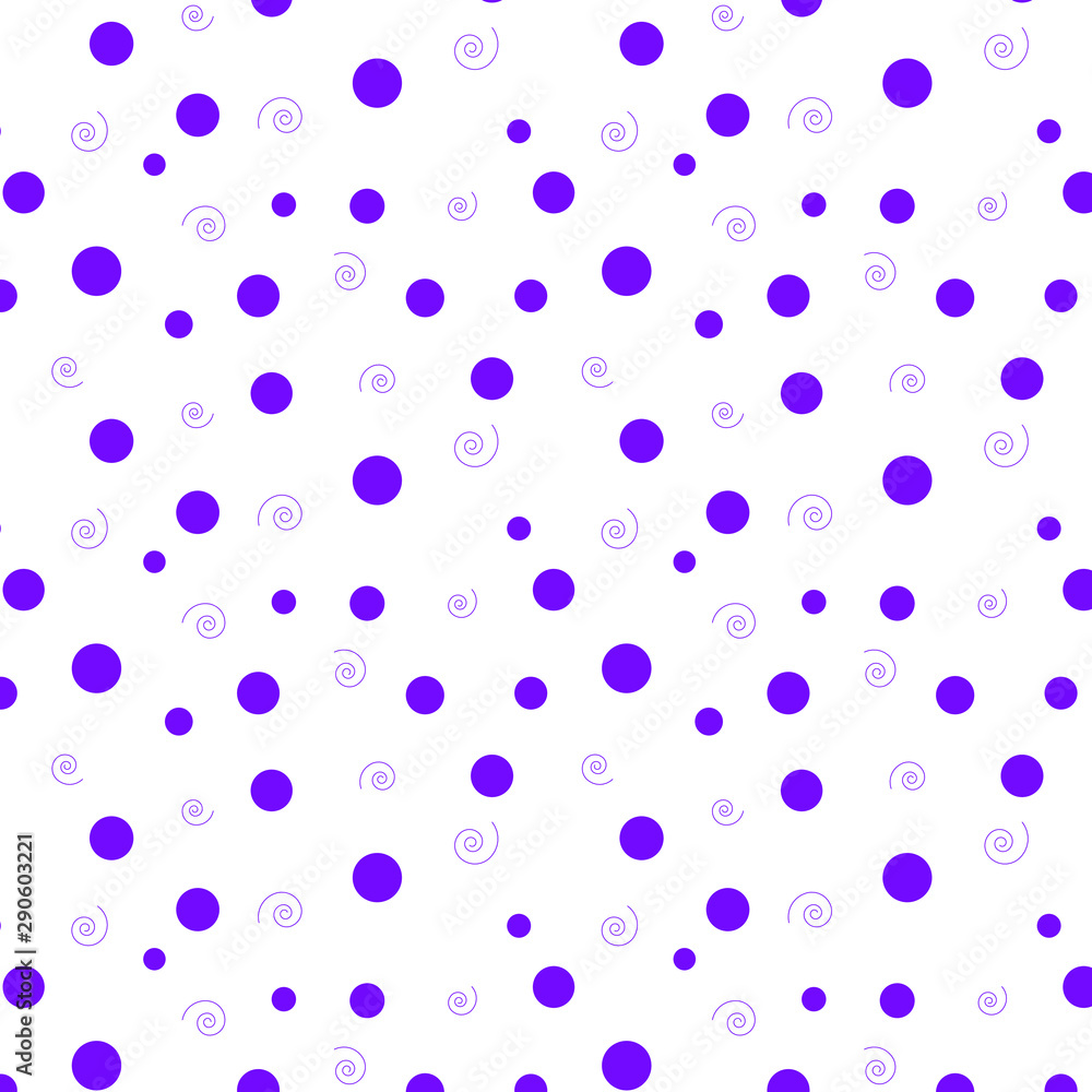 Aufkleber seamless background with circles. bubble seamless pattern vector polka dot