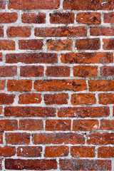 old red brick wall background