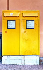 Public postbox from Deutsche Post in Germany.