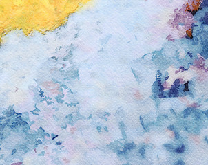 Fototapeta premium Abstract watercolor texture background. Oil painting style
