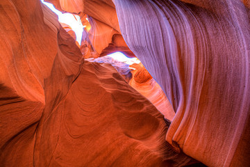 Antelope Canyon; slot canyon
