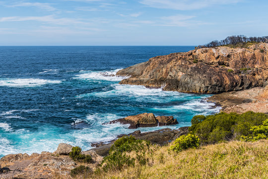 Tathra Headland Rocky Coastal Seascape