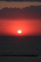 sunrise from the ocean