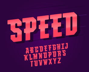 Modern elegant font and alphabet, abc typography design. vector