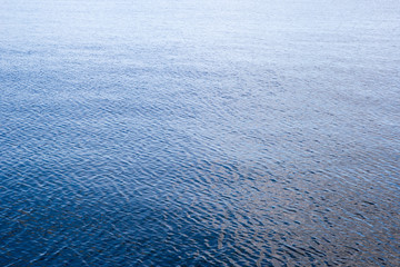 Fototapeta na wymiar surface of blue water - sea background