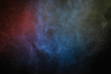 スプレーされた液体