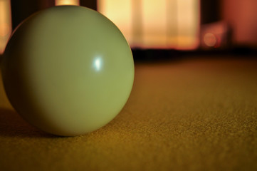 Pool white ball