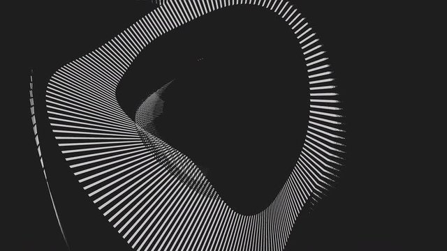 Abstract Background Physcedelic Geometric Tunnel VB 36