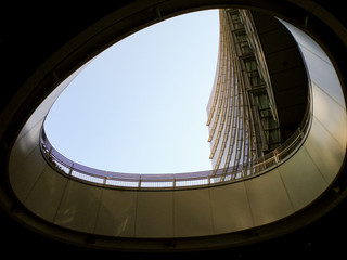 Fototapeta premium Tunnel grattacielo.