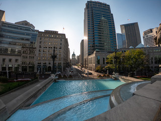 Indianapolis downtorn in the afternoon, Capítol and financial district