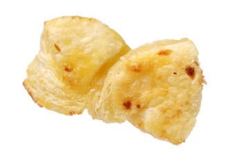 Butterfly cookie on white background