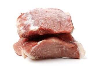 Pork Tenderloin on the white background
