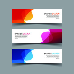 Vector Abstract design banner web template