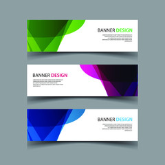 Fototapeta premium Vector Abstract design banner web template