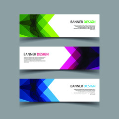 Fototapeta premium Vector Abstract design banner web template