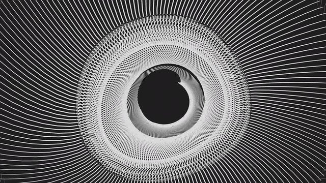 Abstract Background Physcedelic Geometric Tunnel VB 37