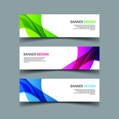 Fototapeta premium Vector Abstract design banner web template