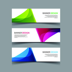 Fototapeta premium Vector Abstract design banner web template