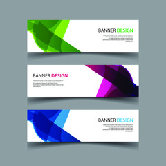 Vector Abstract design banner web template