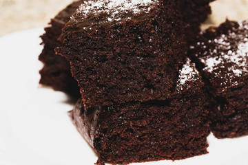 Soft and delicious homemade brownie
