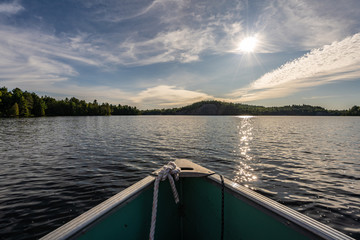 boat on the lake