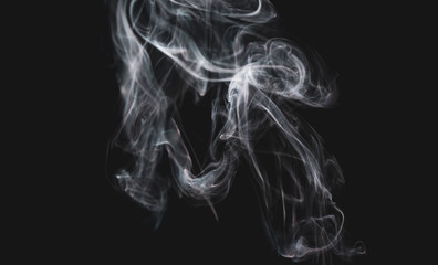 Fototapeta premium abstract smoke on black background