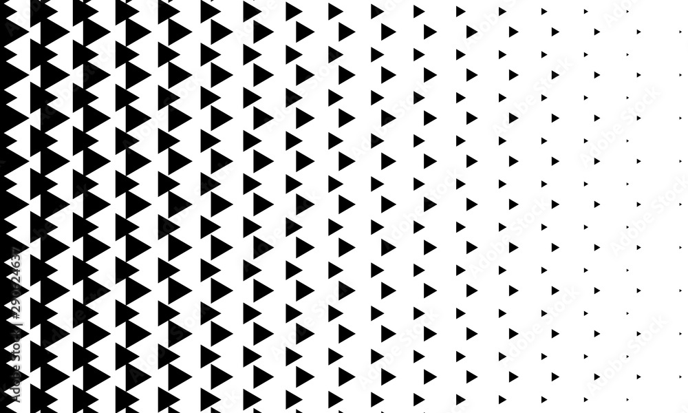 Aufkleber Halftone geometric pattern. Polygonal vector textured background.
