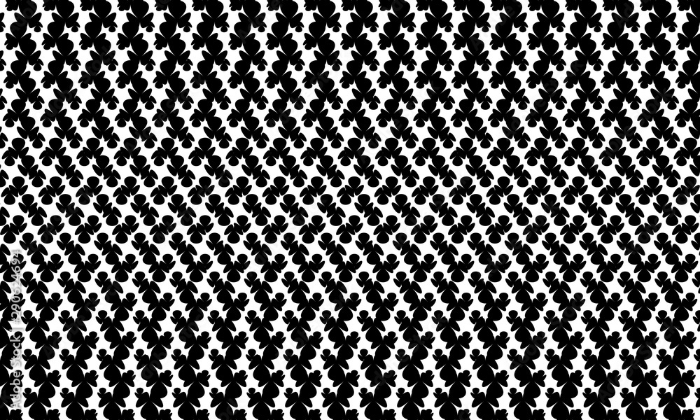 Aufkleber Monochromic abstract background vector design.