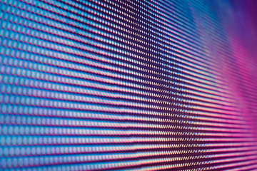 CloseUp LED blurred screen. LED soft focus background. abstract background ideal for design.