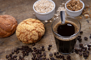 coffee and bread