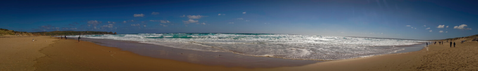 Autralian Western Coast Ocean sunny Panorama