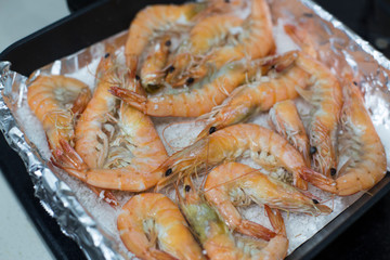 korean style salt grilled shrimp